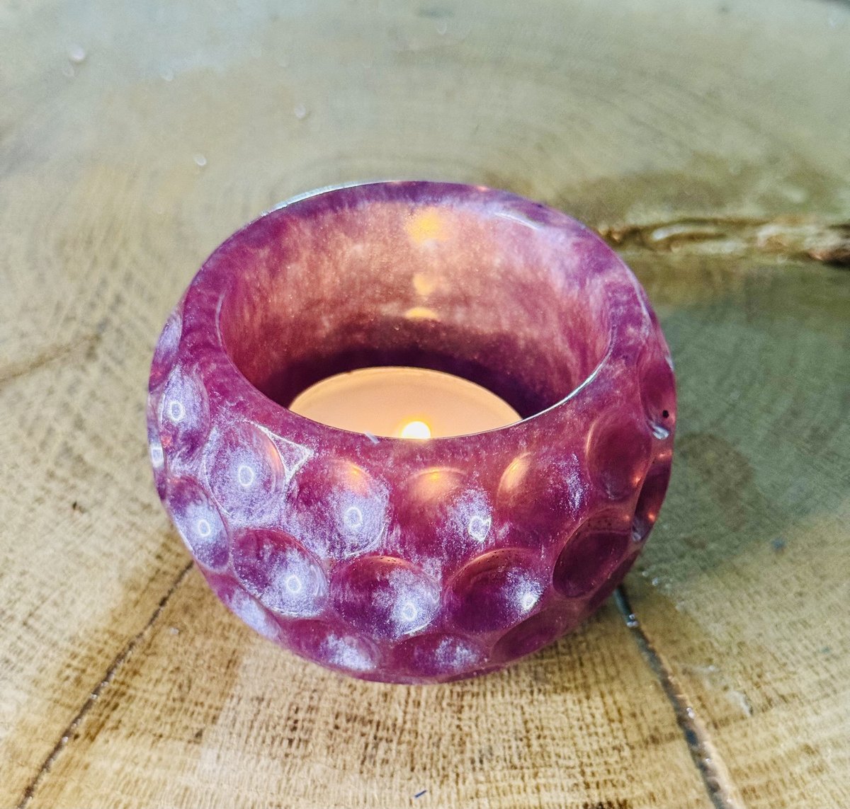 Round Tealight Candle Resin Series 