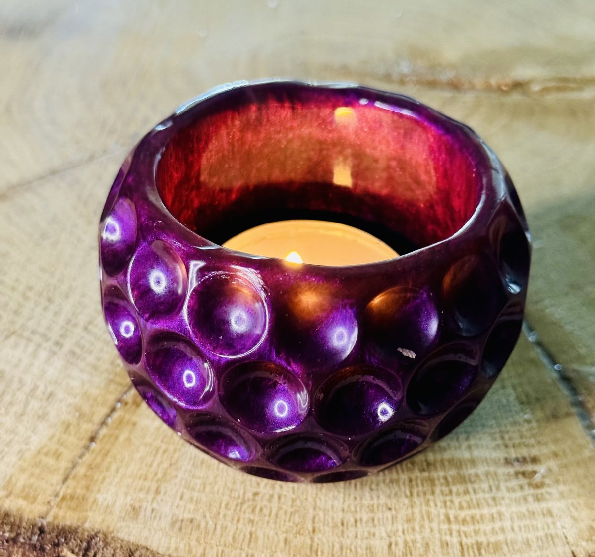 Round Tealight Candle Resin Series 