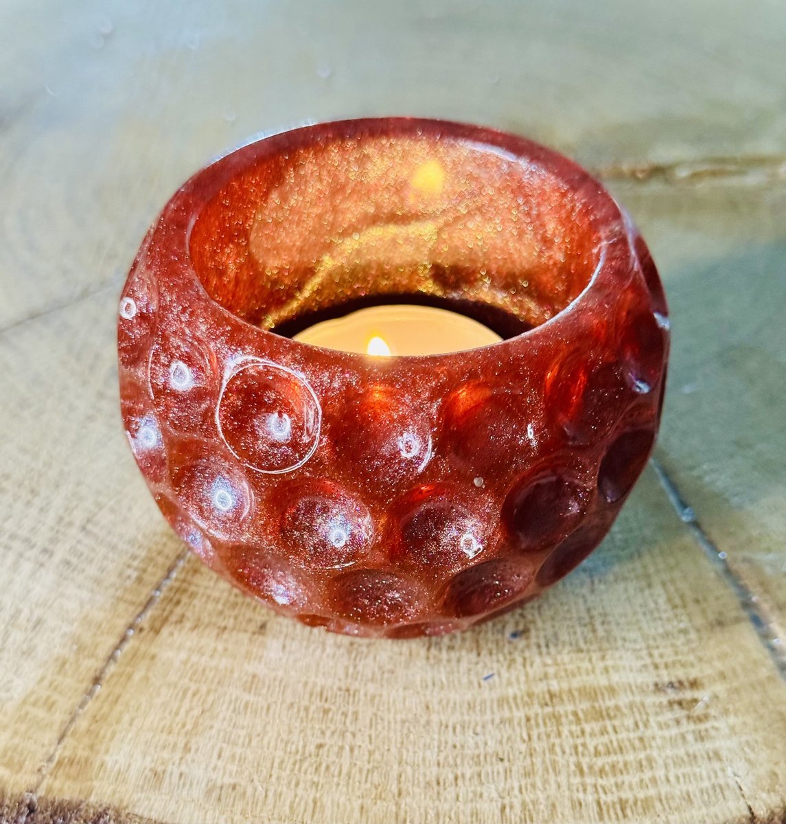 Round Tealight Candle Resin Series 