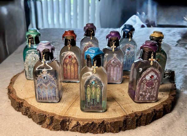 Stained Glass Potion Bottle Series