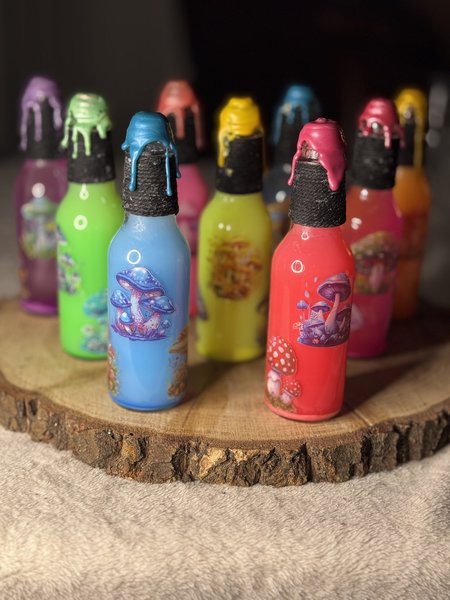 Mushroom Potion Bottle Series