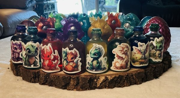 Baby Dragon Potion Bottle Series