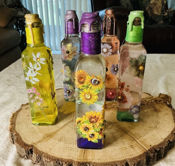 Flower Potion Bottle Series